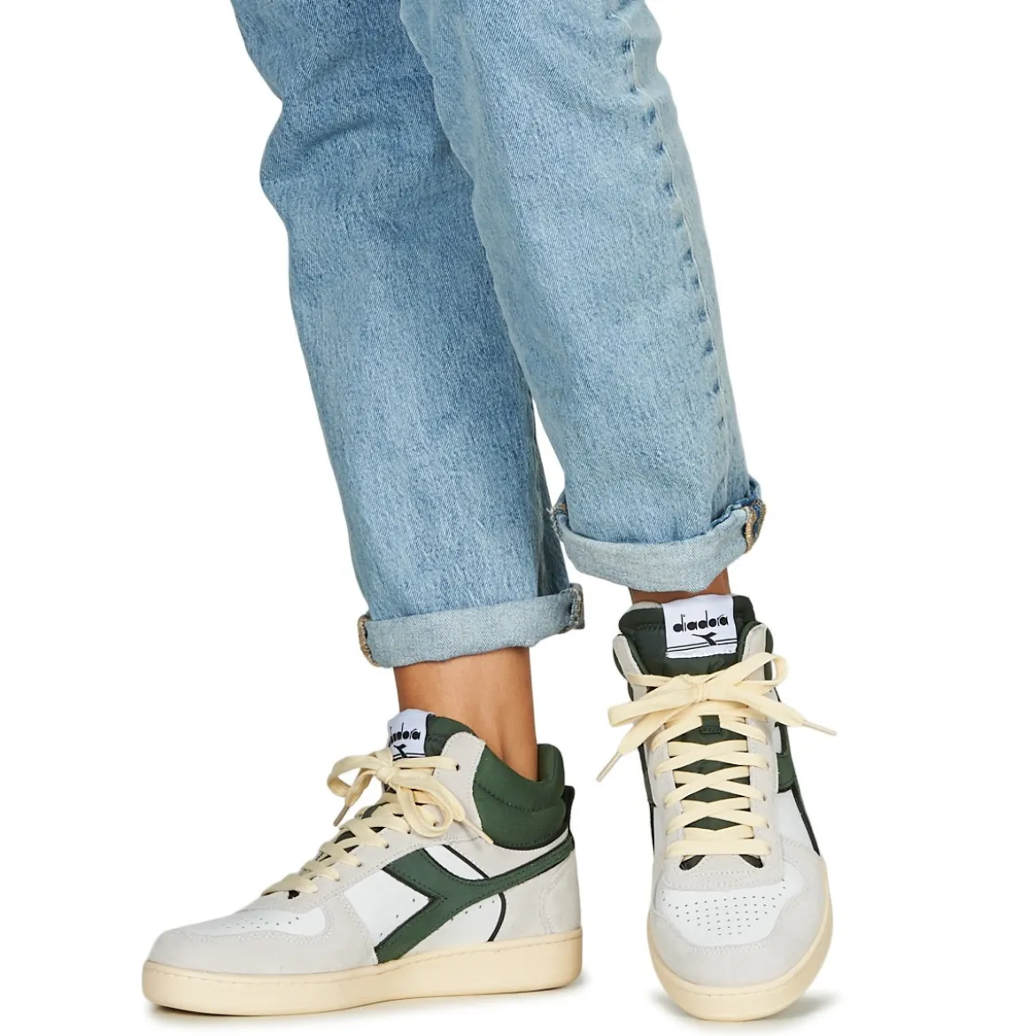 Diadora Magic basket demi cut suede leather