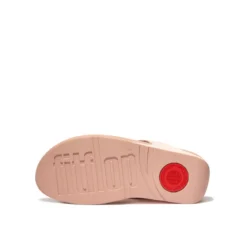 FitFlop LULU CRYSTAL-CIRCLET LEATHER TOE-POST SANDALS