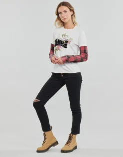 Langærmede T-shirts Desigual