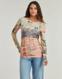 Langærmede T-shirts Desigual