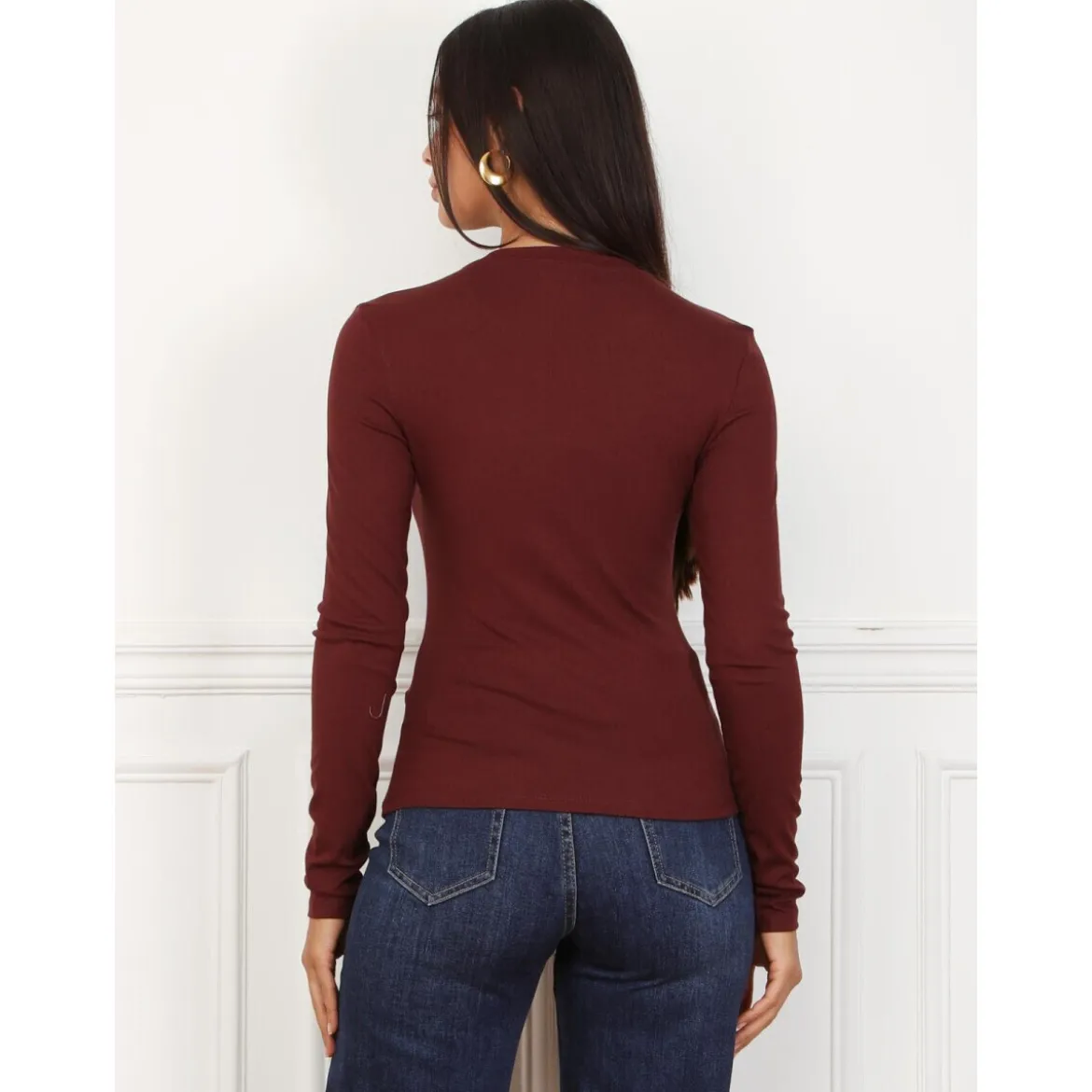 Langærmede T-shirts La Modeuse