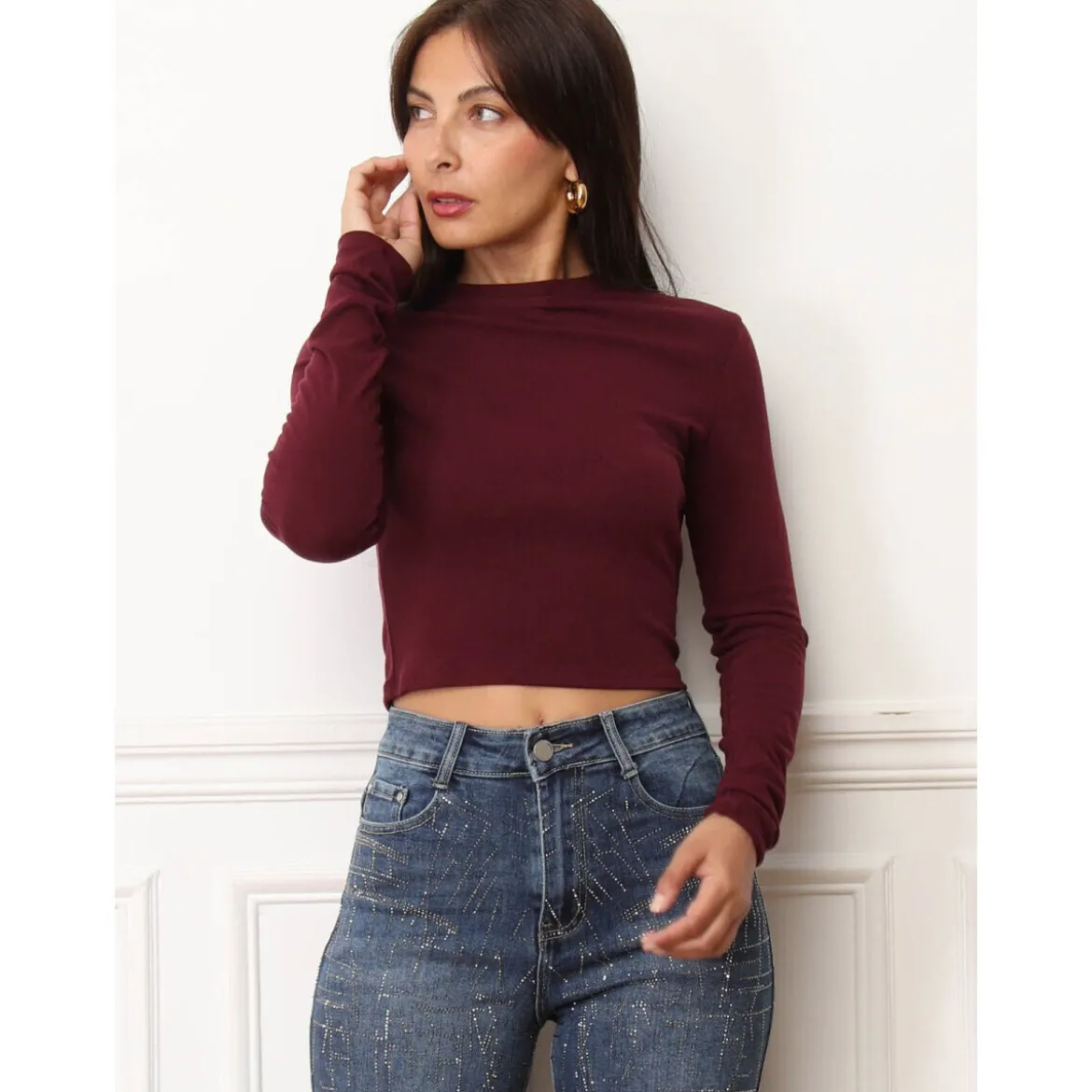 Langærmede T-shirts La Modeuse