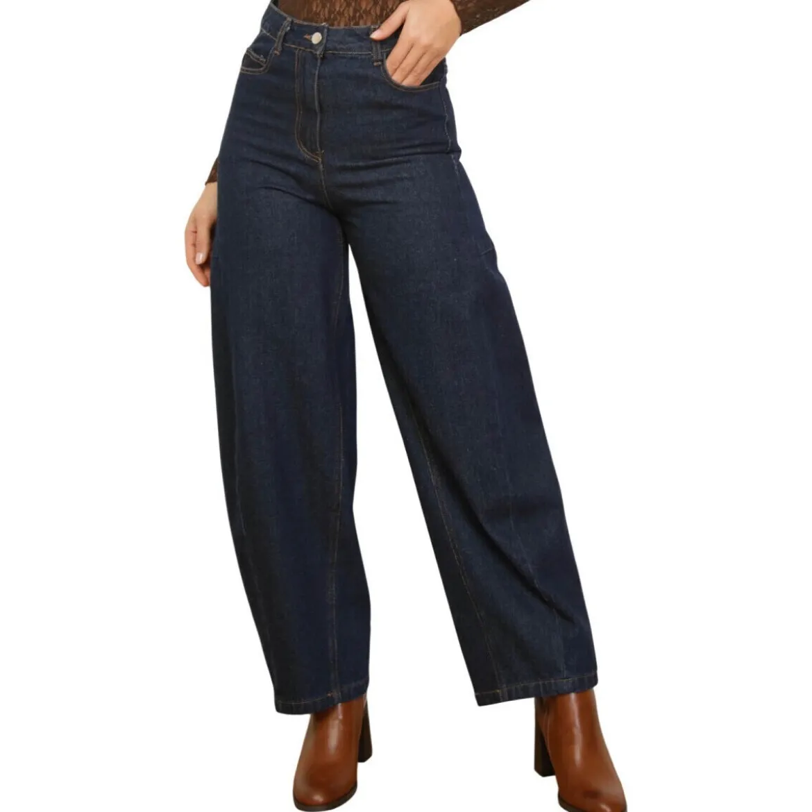 Lige jeans La Modeuse