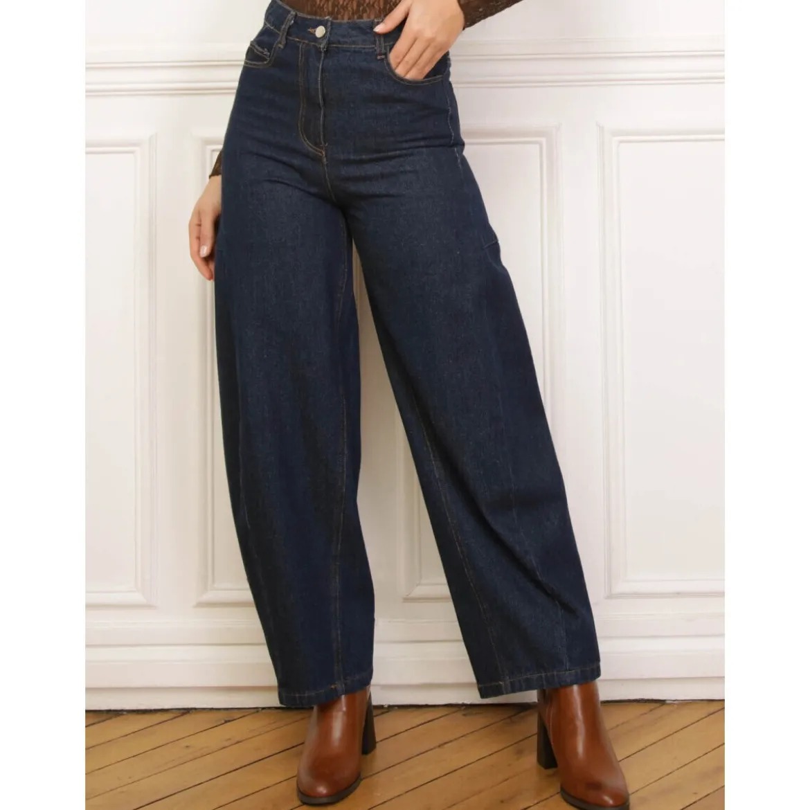 Lige jeans La Modeuse