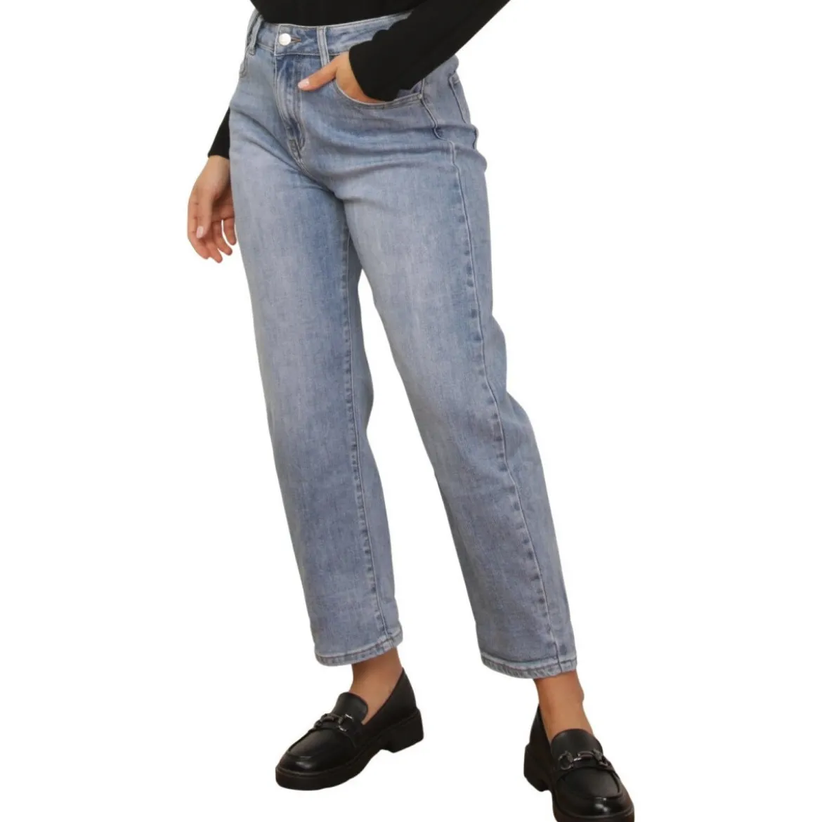 Lige jeans La Modeuse