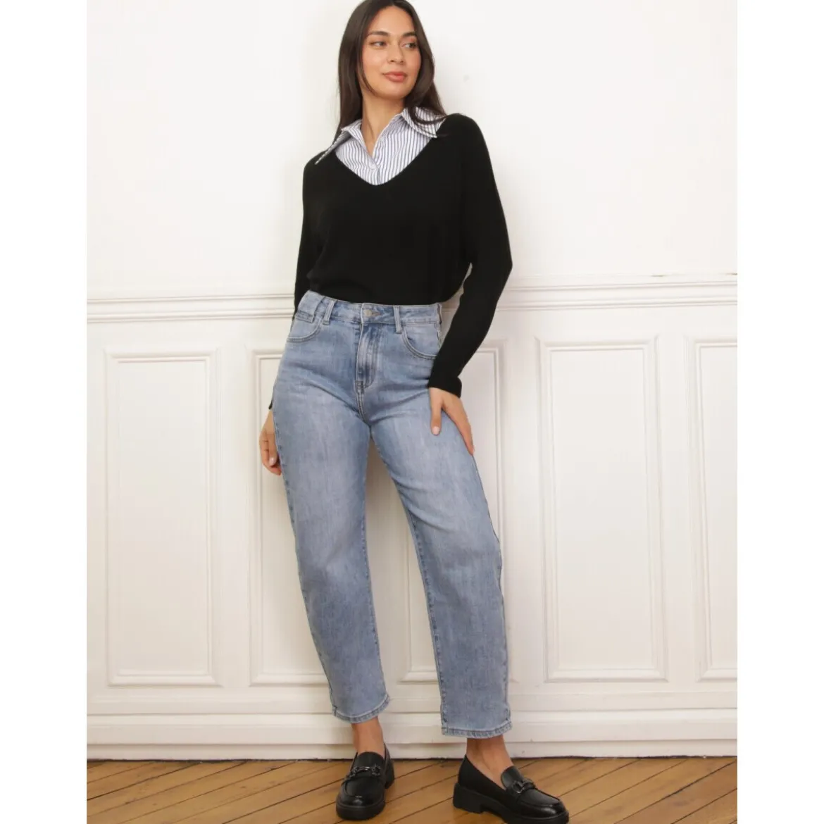 Lige jeans La Modeuse