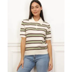 Polo-t-shirts m. korte ærmer La Modeuse