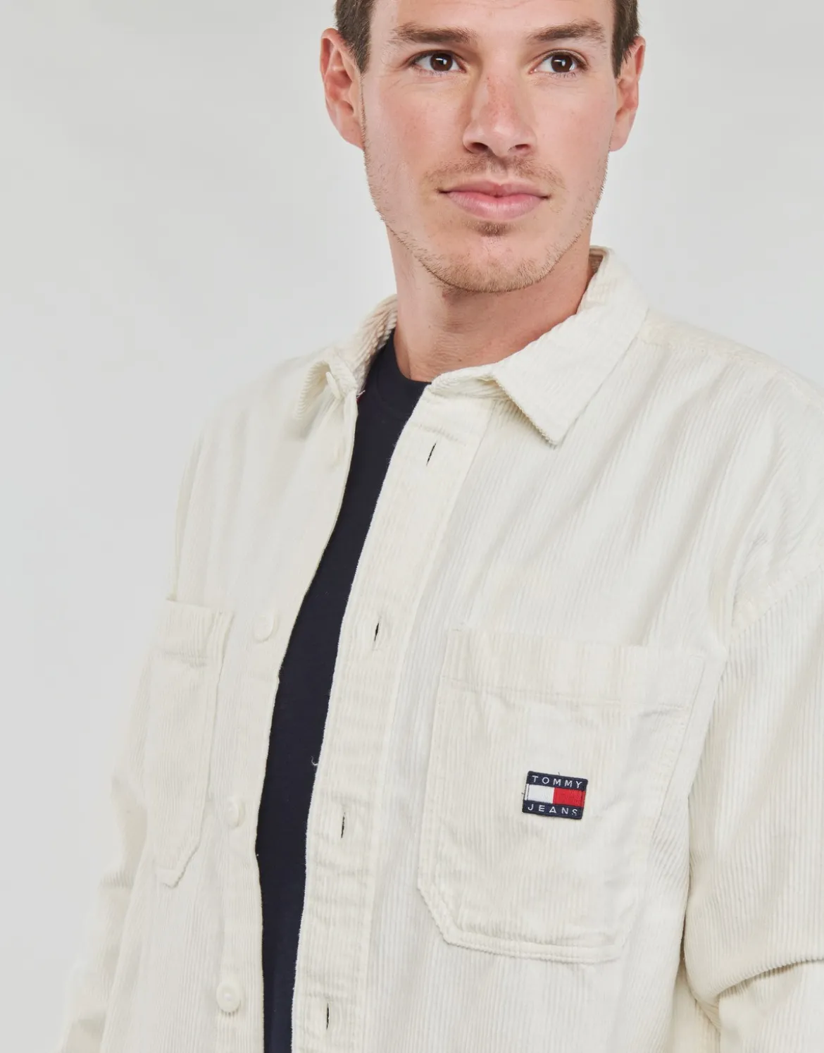 Skjorter m. lange ærmer Tommy Jeans