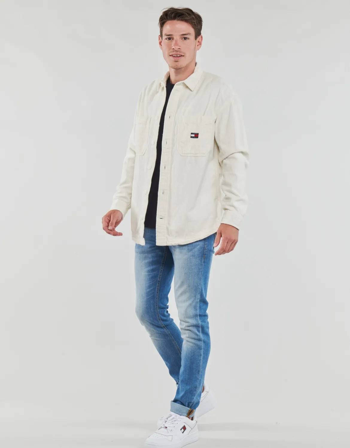 Skjorter m. lange ærmer Tommy Jeans