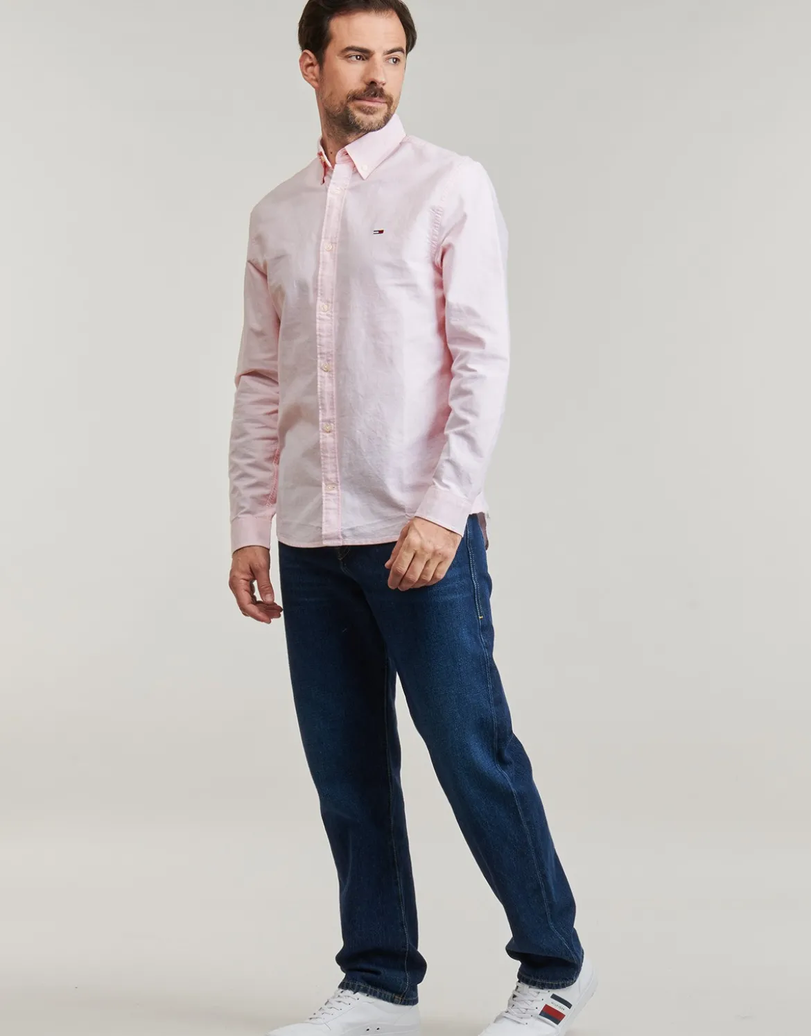 Skjorter m. lange ærmer Tommy Jeans