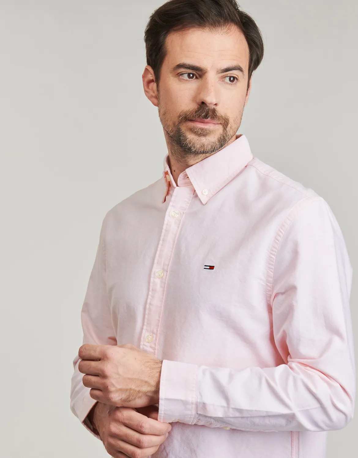 Skjorter m. lange ærmer Tommy Jeans