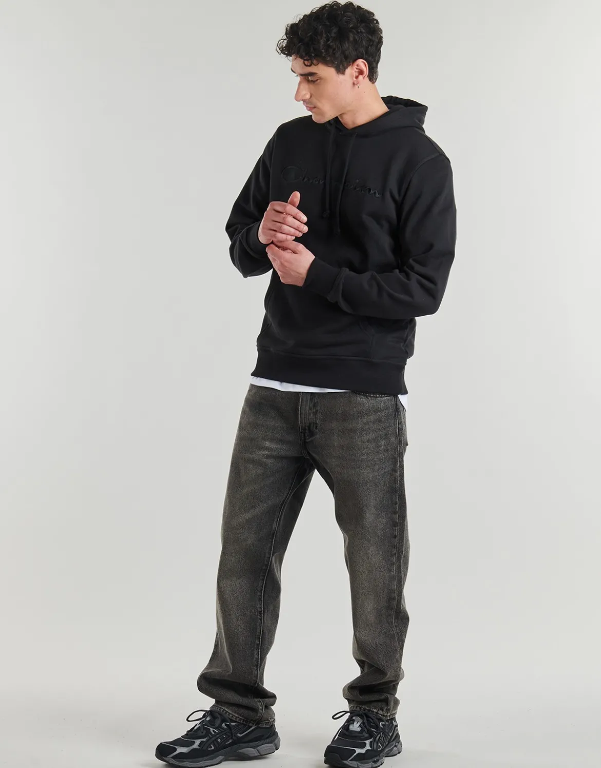 Sweatshirts m. hætte Champion