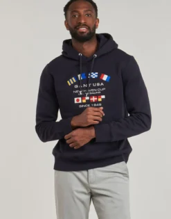 Sweatshirts m. hætte Gant