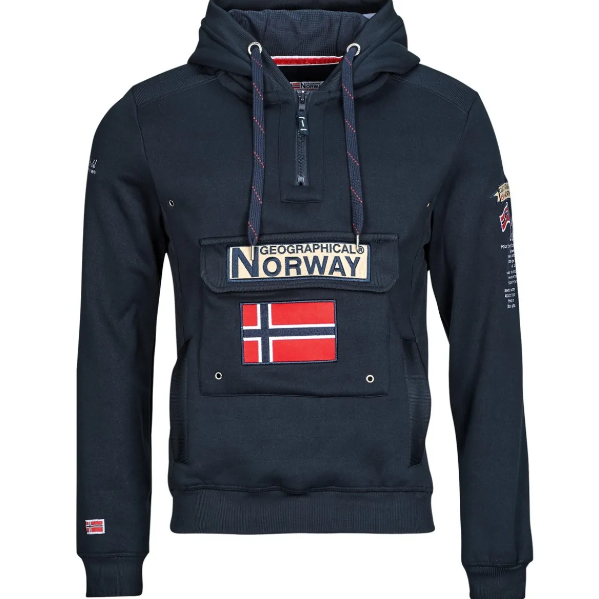 Sweatshirts m. hætte Geographical Norway