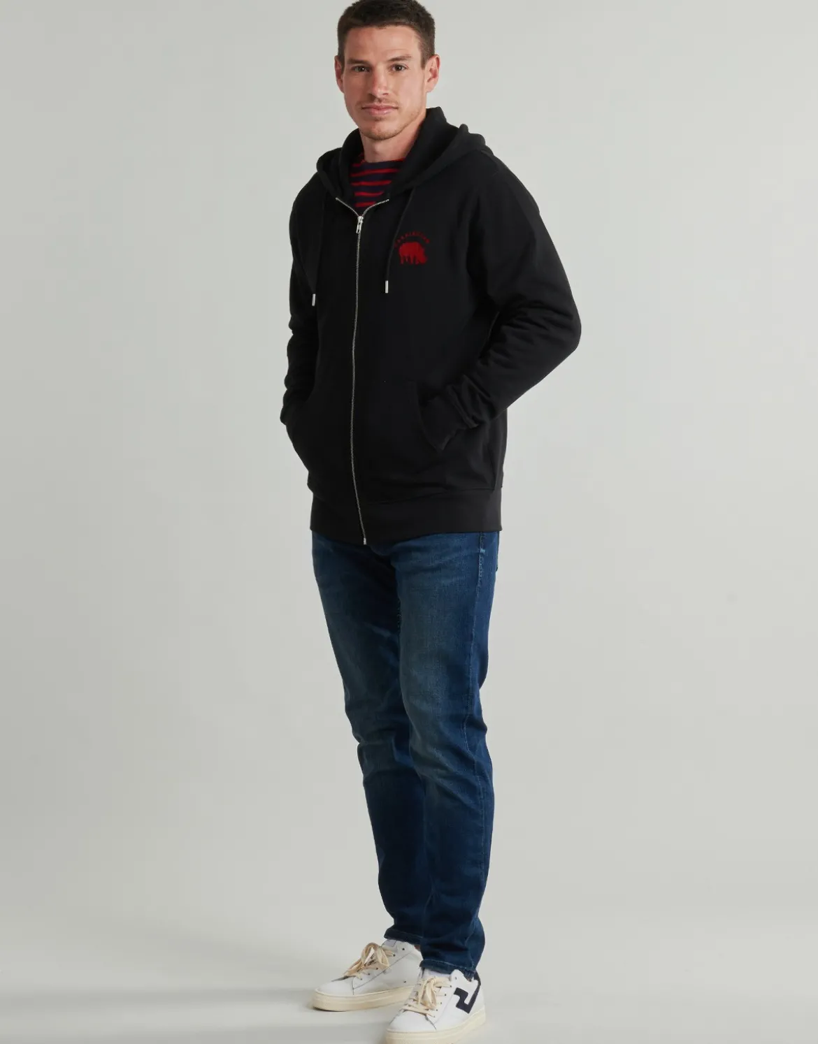 Sweatshirts m. hætte Harrington