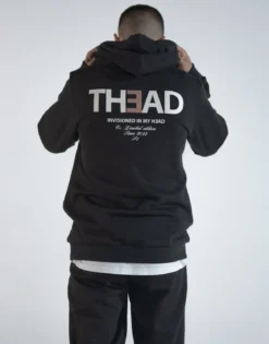 Sweatshirts m. hætte THEAD.